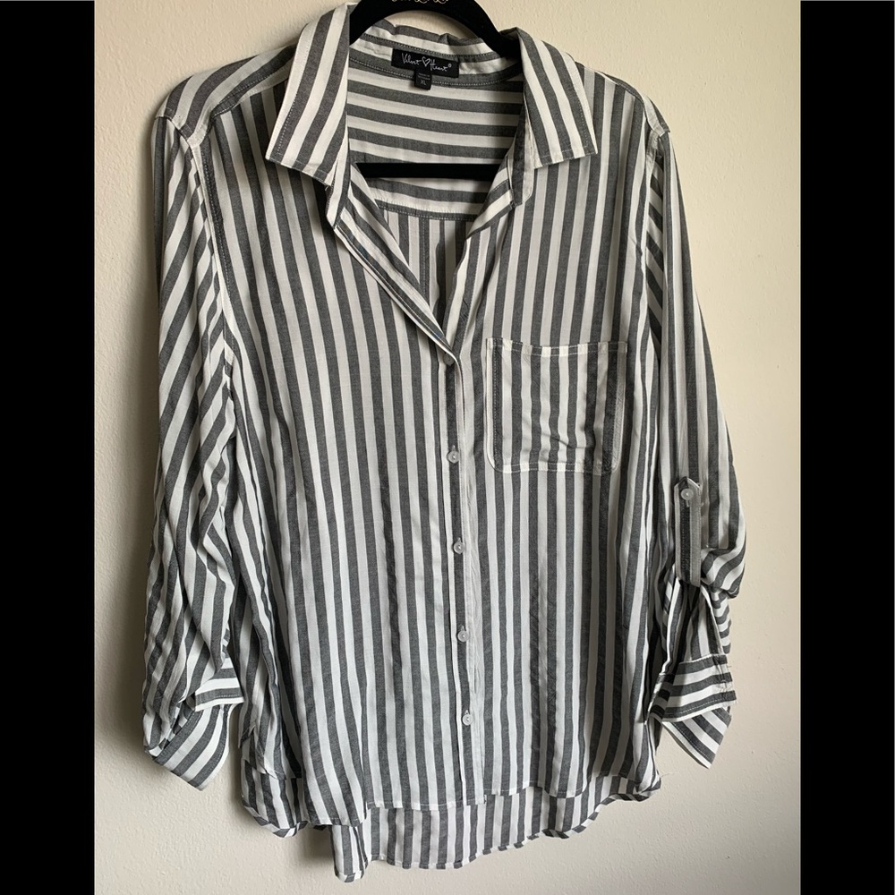 Striped Button Down